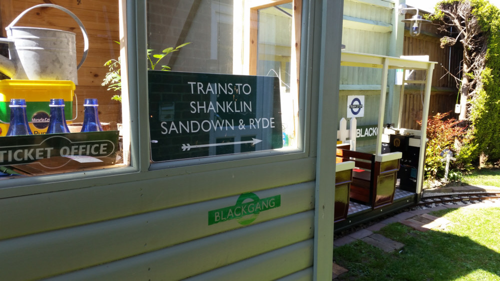 Blackgang garden railway