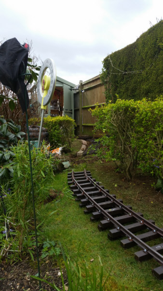 Construction of the Blackgang Garden Railway