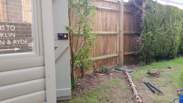 Construction of the Blackgang Garden Railway