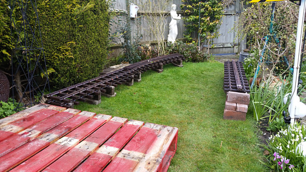 Construction of the Blackgang Garden Railway