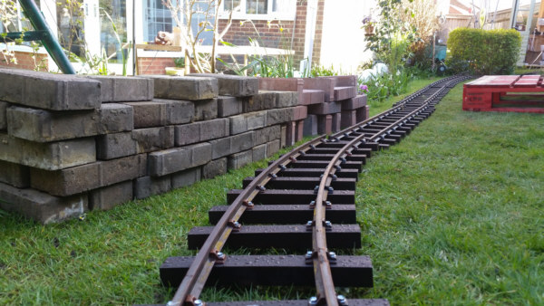 Construction of the Blackgang Garden Railway