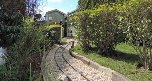 Blackgang minature passenger garden railway