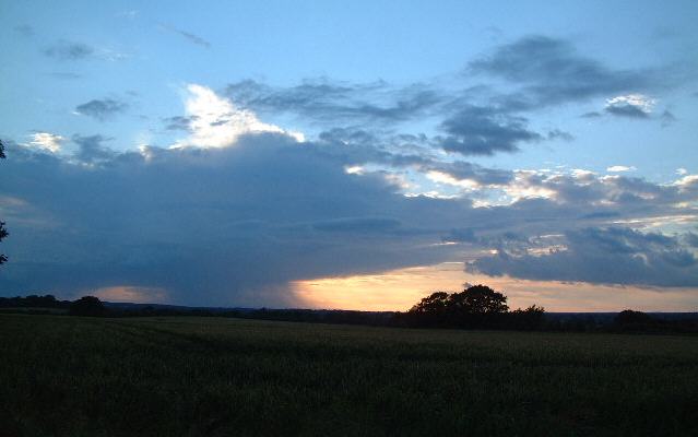 cumulonimbus and shower