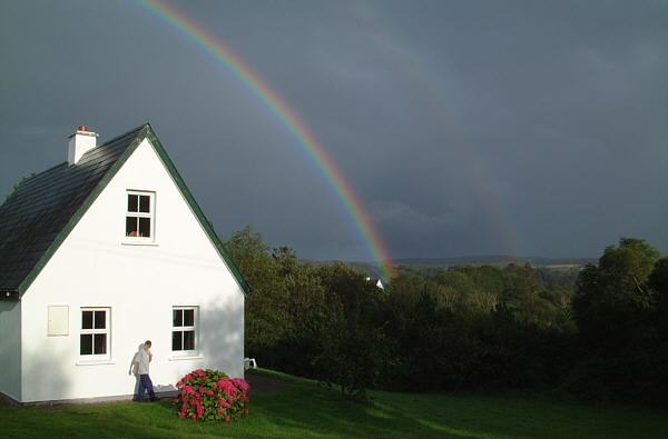 Double rainbow in Ireland