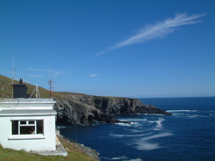 cirrus at Mizzen Head, Ireland