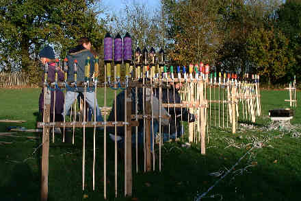 Henfield St. Peter's School firework display, 6th November, 1999.