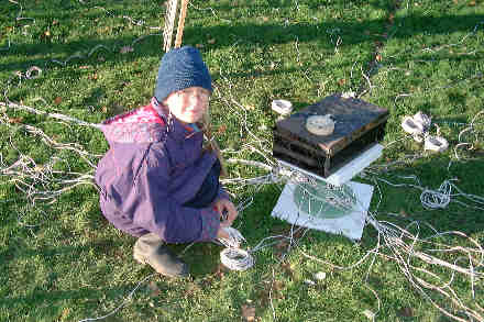 Henfield St. Peter's School firework display, 6th November, 1999.