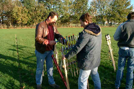Henfield St. Peter's School firework display, 6th November, 1999.