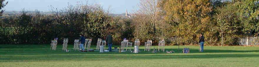 Henfield St. Peter's School firework display, 6th November, 1999.