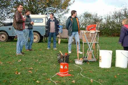 Henfield St. Peter's School firework display, 6th November, 1999.