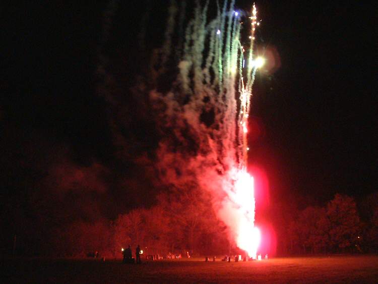 Henfield St. Peter's School firework display, 9th November 2002.