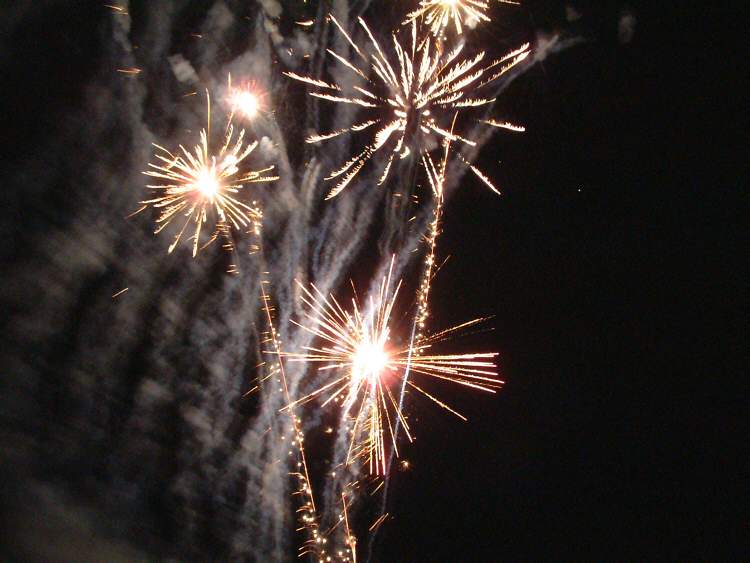 Henfield St. Peter's School firework display, 9th November 2002.