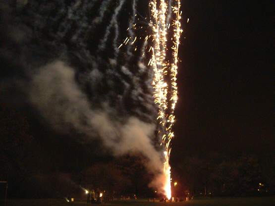 Henfield St. Peter's School firework display, 9th November 2002.