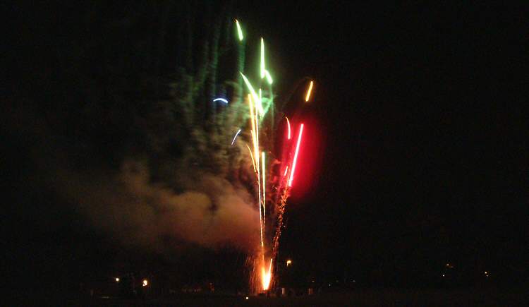 Henfield St. Peter's School firework display, 9th November 2002.