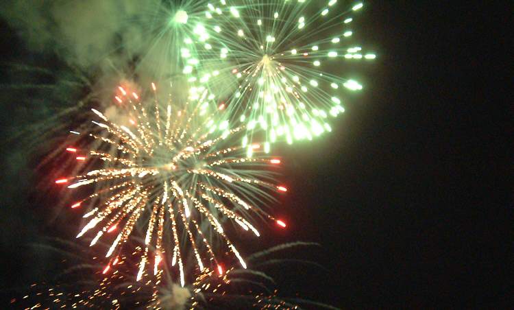 Henfield St. Peter's School firework display, 9th November 2002.