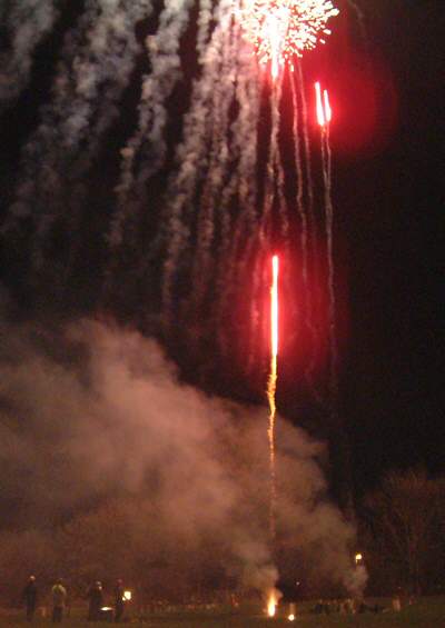 Henfield St. Peter's School firework display, 9th November 2002.