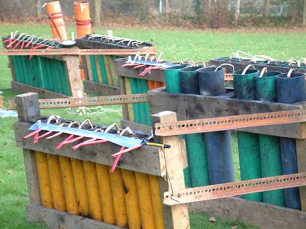 Henfield St. Peter's School firework display, 9th November 2002.