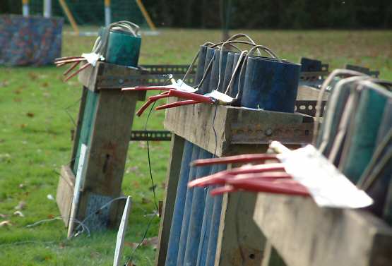 Henfield St. Peter's School firework display, 9th November 2002.