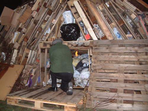 Henfield St. Peter's School firework display, 9th November 2002.