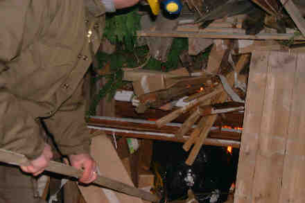 Henfield St. Peter's School firework display, 6th November, 1999.