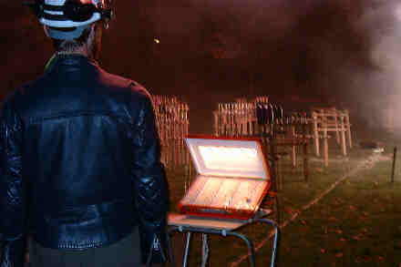 Henfield St. Peter's School firework display, 6th November, 1999.