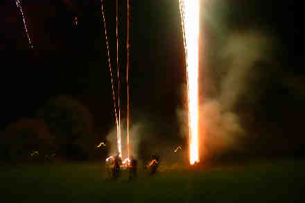 Henfield St. Peter's School firework display, 6th November, 1999.