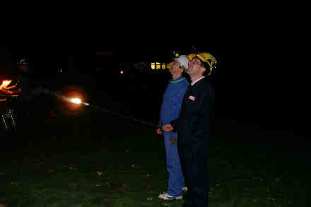 Henfield St. Peter's School firework display, 6th November, 1999.