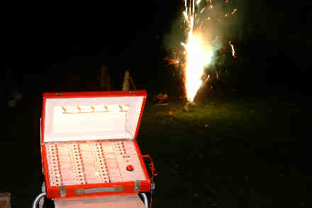 Henfield St. Peter's School firework display, 6th November, 1999.