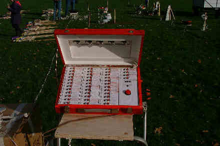 Henfield St. Peter's School firework display, 6th November, 1999.