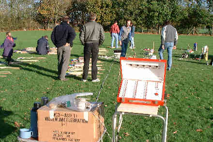 Henfield St. Peter's School firework display, 6th November, 1999.