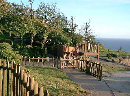 Landslip at Blackgang