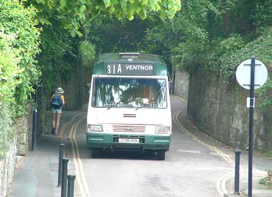Bus in Bonchurch