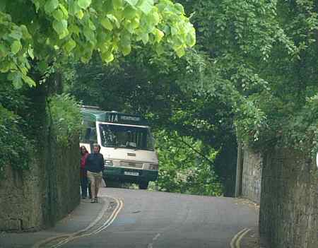 Bus in Bonchurch