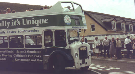 bus at Alum Bay