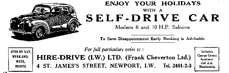 Old Isle of Wight advertisment