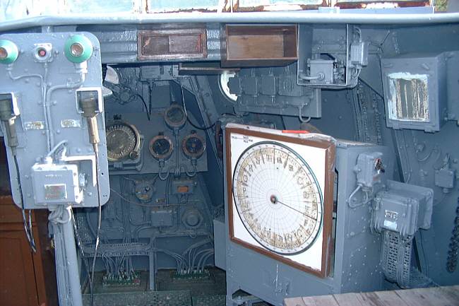 HMS Cavalier - open bridge