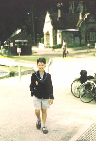 Debby's brother in Carrisbrooke Convent uniform