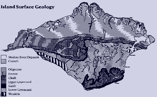 Geological map of the Island