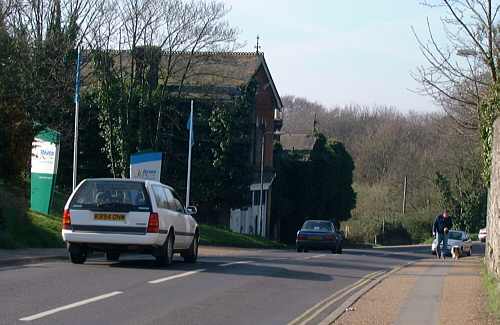 Photo of Languard Road without a bridge