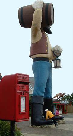 Post box at Blackgang Chine