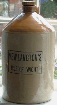 Mew Langton's stone jar at Godshill