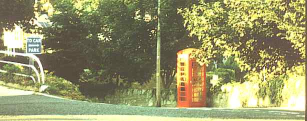 Telephone kiosk in Ventnor