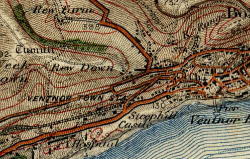 1904 map of Ventnor