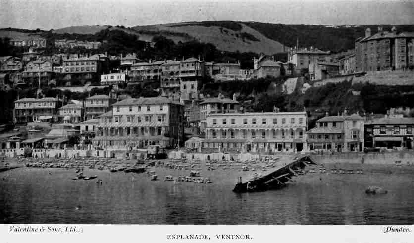 Ventnor esplanade from the pier