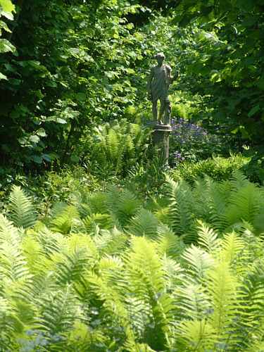 statue in the nuttery