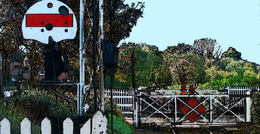 Welcome to Dave Parker's transport graphic artwork site - this image was inspired by the Kent & East Sussex Railway at Tenterden