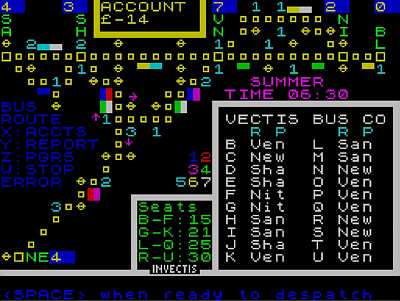 The simulator screen. Click for larger version